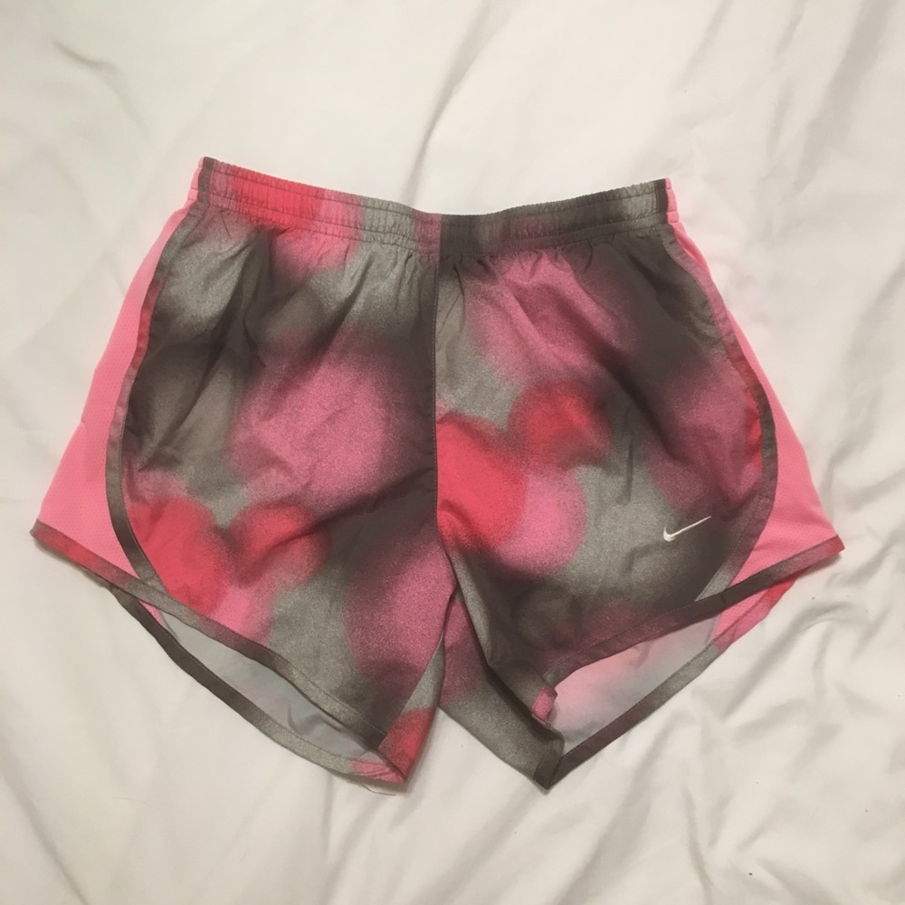 Pink nike tempo shorts